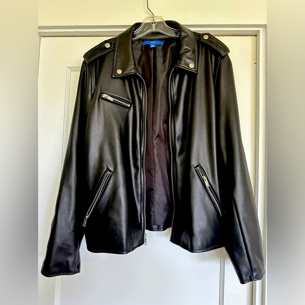 APT. 9 Women’s Faux Leather Jacket